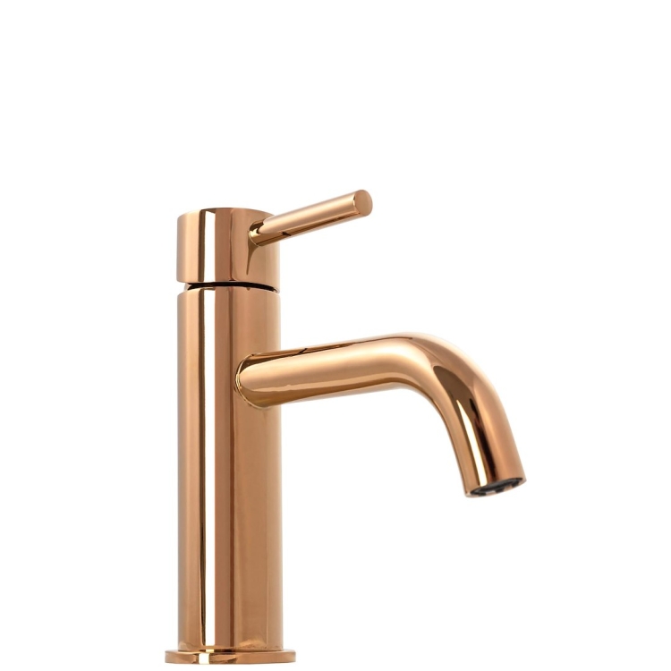 смеситель для умывальника Rea Lungo низкий, copper (REA-B7998)