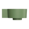умивальник Omnires Ovo M+ 34,5х33,5 кутовий, лівий, matt olive (OVO335UWLOL)