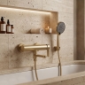 змішувач для ванни Rea Arcos brushed gold (REA-B6982)