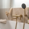 змішувач для ванни Rea Arcos brushed gold (REA-B6982)