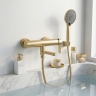 змішувач для ванни Rea Arcos brushed gold (REA-B6982)