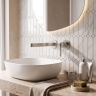 смеситель для умывальника Rea Grace скрытого монтажа brushed nickel (REA-B4460)