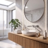 смеситель для умывальника Rea Grace скрытого монтажа brushed nickel (REA-B4460)