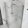 душова кабіна Rea Punto 90x90 chrom безпечне скло, прозоре (REA-K0867)