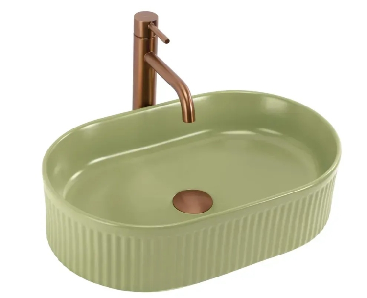 умивальник Rea Vanda 49х31 pistachio matt (REA-U3612)