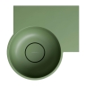 умивальник Omnires Ovo M+ 34,5х33,5 кутовий, правий, matt olive (OVO335UWPOL)