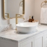 смеситель для умывальника Rea Rivo brushed gold (REA-B9321)