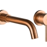 смеситель для умывальника скрытого монтажа Rea Lungo brushed copper long (REA-B4601)