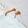 смеситель для умывальника скрытого монтажа Rea Lungo brushed copper long (REA-B4601)