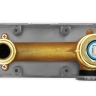 смеситель для умывальника скрытого монтажа Rea Lungo brushed copper long (REA-B4601)