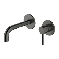 внешняя часть смесителя для умывальника Omnires Y скрытого монтажа brushed graphite (Y1215HROGR)