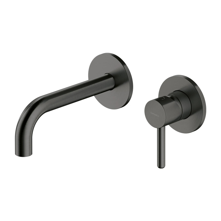 внешняя часть смесителя для умывальника Omnires Y скрытого монтажа brushed graphite (Y1215HROGR)