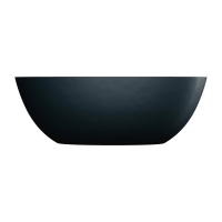 ванна Omnires Shell M+ 160х75 овальная matt black lava (SHELLWWZPBLV)