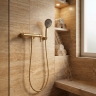 змішувач для душу Rea Arcos brushed gold (REA-B6980)