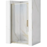 душевая дверь Rea Rapid Slide 140x195 безопасное стекло, прозрачное, gold (REA-K5616)