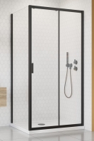 боковая стенка Radaway Alienta Black S 80х190 прозрачное стекло (10270080-54-01)