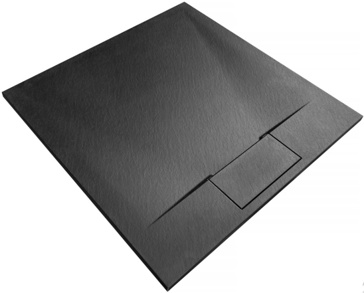 піддон Rea Bazalt 90x90 квадратний, чорний (REA-K3307)