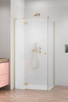 душова кабіна Radaway Garda KDJ 90х195 ліва, прозоре скло, brushed gold (10701090-99-01L)