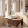 змішувач для умивальника Rea Grace brushed gold (REA-B8932)