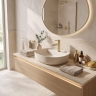 змішувач для умивальника Rea Grace brushed gold (REA-B8932)