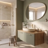 змішувач для умивальника Rea Grace brushed gold (REA-B8932)