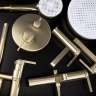 змішувач для умивальника Rea Grace brushed gold (REA-B8932)