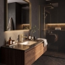змішувач для умивальника Rea Grace brushed gold (REA-B8932)