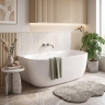 ванна акриловая Rea Eris 150x75 пристенная, white (REA-W4404)