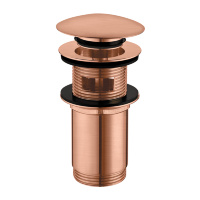 донный клапан Omnires click-clack brushed copper (A706CPB)