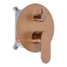 душевая система Rea Drop скрытого монтажа, brushed copper +BOX (REA-P9660)