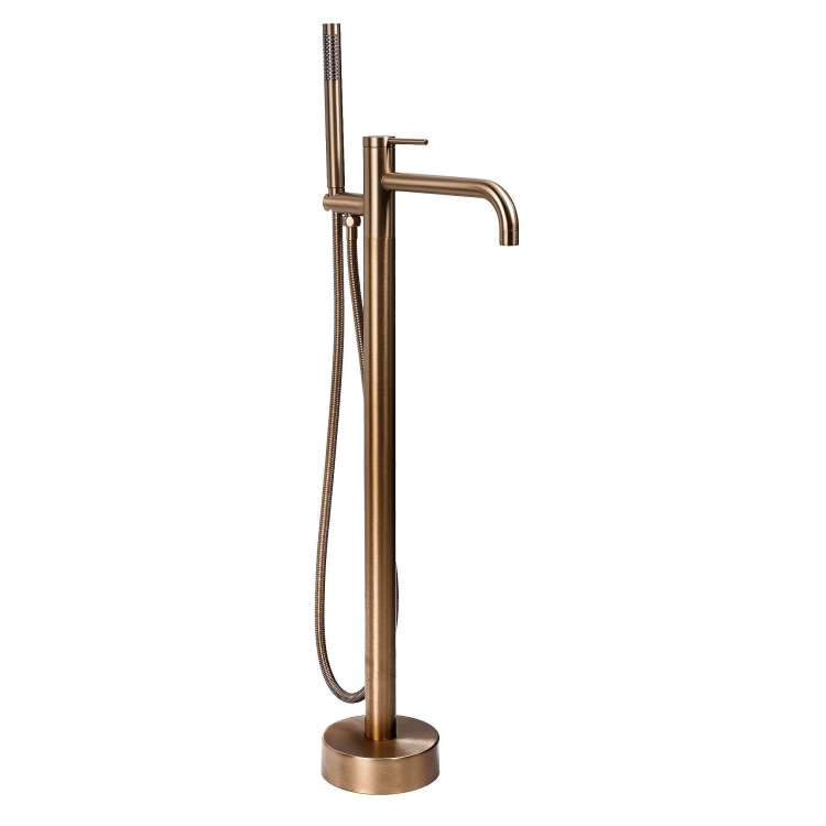 змішувач для ванни Rea Clif підлоговий brushed copper (REA-B7504)