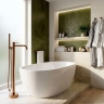змішувач для ванни Rea Clif підлоговий brushed copper (REA-B7504)