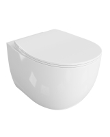 унитаз Lavita Mondo подвесной, безободковый, с сиденьем, белый (5900378335443)
