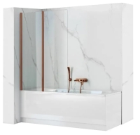 штора для ванни Rea Agat 100х140 copper brush (REA-W5698)