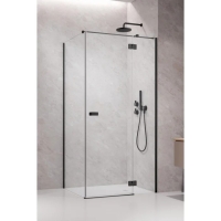душова кабіна Radaway Garda KDJ 90х195 права, прозоре скло, чорний (10709090-54-01R)