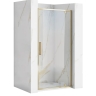душевая дверь Rea Rapid Swing 100x195 безопасное стекло, прозрачное, gold (REA-K5619)