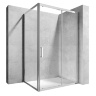 душова кабіна Rea Hermes Safe Glass 90x120 безпечне скло, прозоре (REA-K7418)