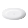 ванна Omnires Shell 148x75 окремостояща matt white (SHELL148WWBM)