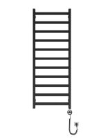 полотенцесушитель Lavita Lungo 1320x500 электрический, с нагревателем, black (5903918481433)
