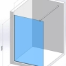Душова стінка DEVIT Walk-In Style New 100x200 см хром (DSN100200)