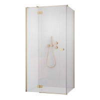 душова кабіна Radaway Garda KDJ 90х195 ліва, прозоре скло, brushed gold (10709090-99-01L)