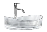 умивальник Rea Harper 50x37 transparent (REA-U8525)