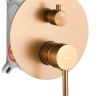 душовий комплект прихованого монтажу Rea Lungo copper brush + box (REA-P8810)
