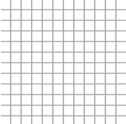 мозаика Paradyz Albir (kostka 2,3 x 2,3) 30x30 bianco