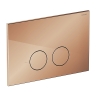 инсталляция Omnires Strongframe, панель смыва MINIMAL, polished copper (STFWC1M-RCP)