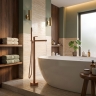 змішувач для ванни Rea Grace підлоговий brushed copper (REA-B2237)