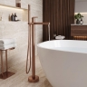 змішувач для ванни Rea Grace підлоговий brushed copper (REA-B2237)