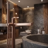 змішувач для ванни Rea Grace підлоговий brushed copper (REA-B2237)