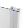 душові двері Rea Best 110x190 безпечне скло, прозоре (REA-K1306) + профіль (REA-K1304)