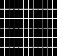 мозаика Paradyz Albir (kostka 2,3 x 4,8) 30x30 nero